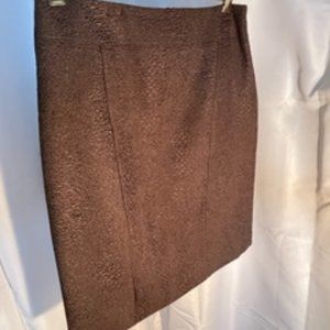 Tahari classic brown skirt size 12